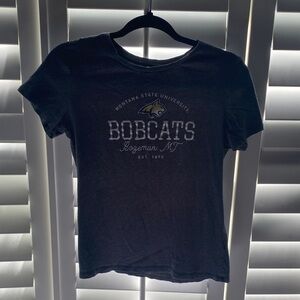 Champion Black Montana State Bobcats Tee